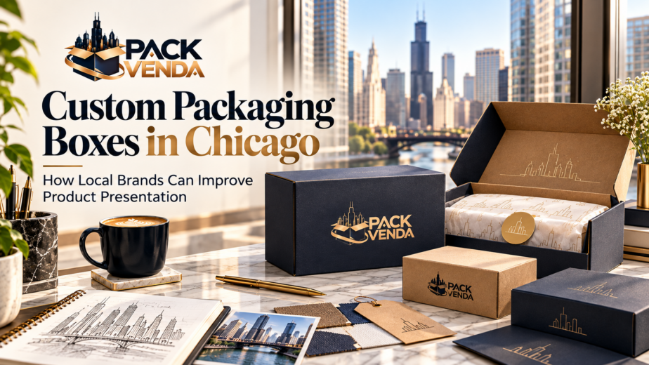 Custom packaging boxes designed for Chicago